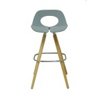 Taburete Arcas azul.