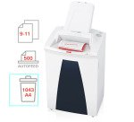 Destructora de documentos HSM SECURIO AF500 con sistema «autofeed», nivel de seguridad 5, corte en partículas, 11 hojas
