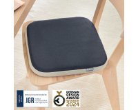 Cojín de asiento Active Wobble con funda, gris oscuro

