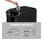 Destructora Fellowes automática AutoMax 450C corte en partículas 450 hojas P-4 68L