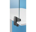 Mampara sobremesa en cristal laminado incoloro An 91 x Alt 75 cm