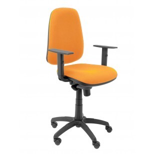 Tarancón tapizada brazos regulables - Naranja