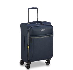 Brochant 3 Valise cabine extensible 4 doubles roues 55 cm bleu marine
