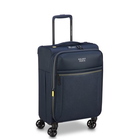 Brochant 3 Valise cabine extensible 4 doubles roues 55 cm bleu marine