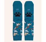 Calcetines "Amor Perruno" Azul talla 36-41
