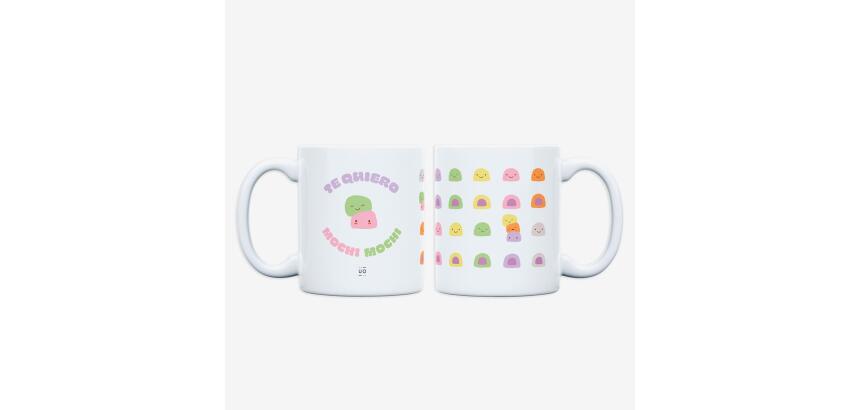 Taza "Te quiero mochi mochi" 350ml, cerámica 
