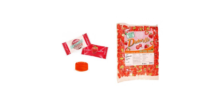 Caramelos Dietorelle Fresa - Bolsa 800g