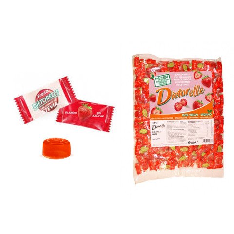 Caramelos Dietorelle Fresa - Bolsa 800g