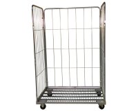 Roll conteneur 3 ridelles 1200 x 800 x 1800 mm CU 400 kg
