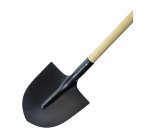 Pelle ronde col de cygne 27 cm avec manche en bois FSC® 100 %