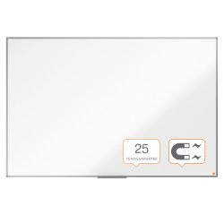 Pizarra NOBO Essence acero vitrificado 1800X1200mm, blanco
