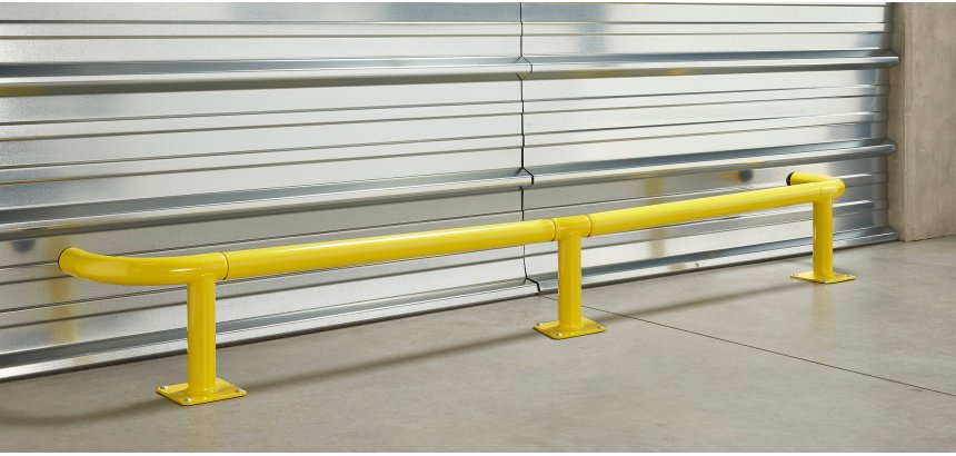 Arceaux de protection de rack - bardage - borne électrique / chargeur et conciergerie etc Coloris jaune