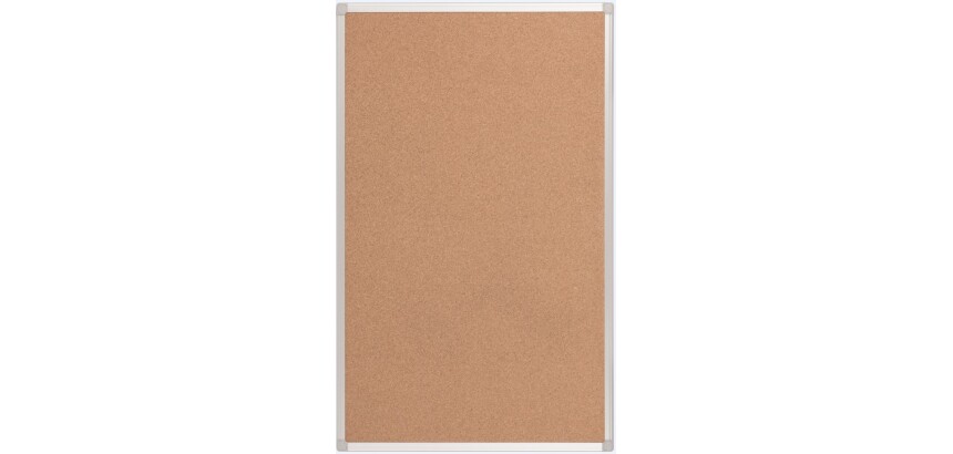 Tablon de corcho reciclado enamarcado aluminio anodizado 1200X900