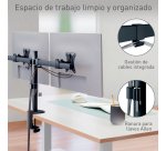 Brazo para dos monitores Leitz Ergo Slim