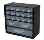 Casier métal avec séparateurs 18 tiroirs