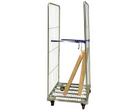 Roll conteneur 2 côtés+sangle 720 x 800 x 1800 mm CU 400 kg
