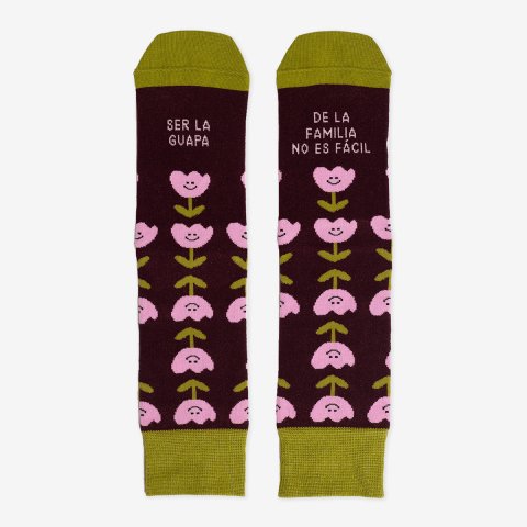 Calcetines "Ser la guapa de la familia no es fácil" DramaQueen
