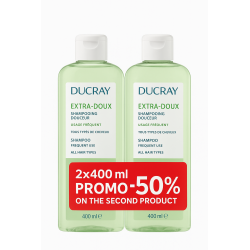 Ducray extra doux shampoo 2x400ml promo -50 2m produit