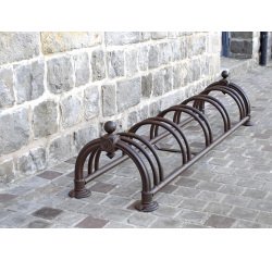 Range 5 vélos Versailles simple niveau COLORIS ROUILLE