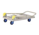 Prestar® Chariot pliable plateau polypropylène 150 kg 710 x 455 mm