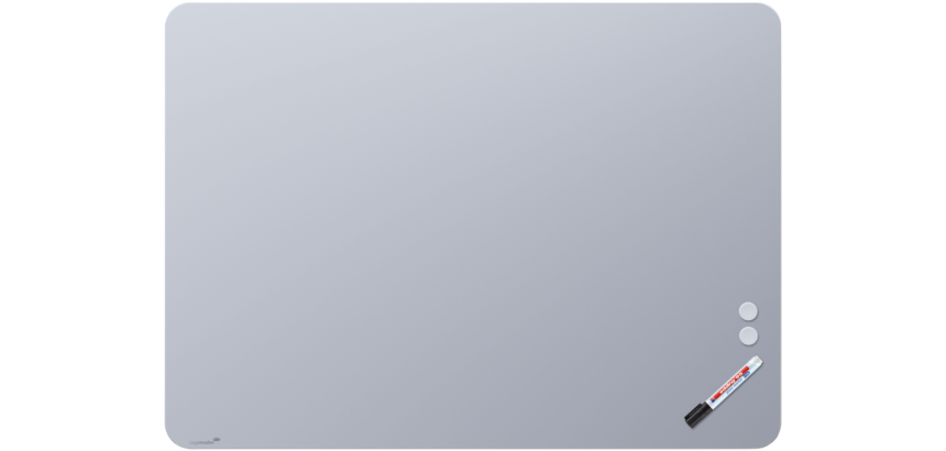 Tableau en verre mat 90x120cm - Chilly Lake - Coin Arrondi - Legamaster