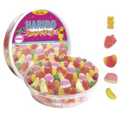 Gominolas Haribo Favoritos Azúcar - Tapper 500 g