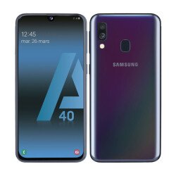 SAMSUNG GALAXY A40 DOUBLE SIM 64 Go reconditionné SMAAART  - NOIR