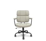 Fauteuil inclinable Opti518 en similicuir beige