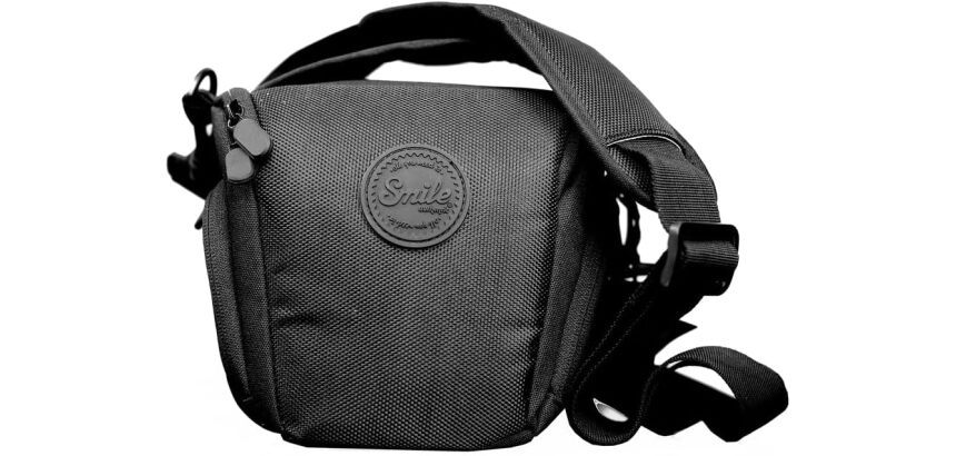 SMILE - Bolsa para fotografía Holster Negro