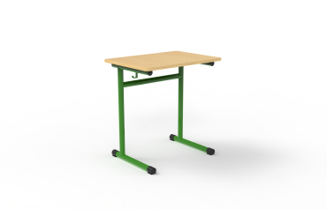 Table école monoplace H 71 cm