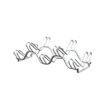 Râtelier 3 vélos sur 2 niveaux - Côte à côte