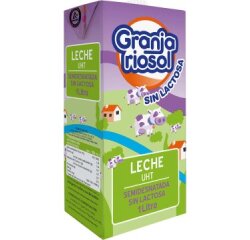 Leche Sin Lactosa Semidesnatada Granja Riosol - Brik 1l
