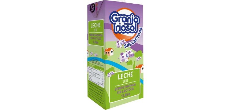 Leche Sin Lactosa Semidesnatada Granja Riosol - Brik 1l
