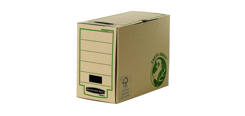 Pack 20 Cajas de archivo definitivo folio 150mm Fellowes con montaje manual