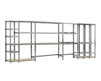Rayonnage MODULO - Module 5 étagères - 16 plateaux