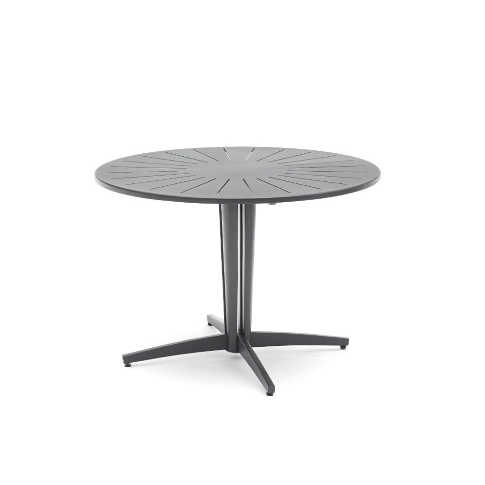 Ronde tafel OUDON in aluminium