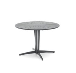 Ronde tafel OUDON in aluminium