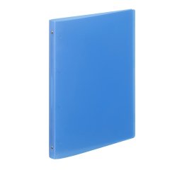 Classeur 4 anneaux plastifié Viquel Propyglass - A4 - Dos 2,5 cm – couleur bleu