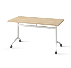 Table rabattable POLLY L.140 x P.70 cm Plateau Chêne