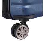 Air Armour Valise cabine Slim 4 doubles roues 55 cm bleu