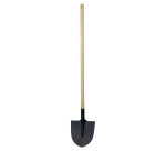 Pelle ronde col de cygne 27 cm avec manche en bois FSC® 100 %