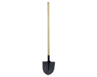 Pelle ronde col de cygne 27 cm avec manche en bois FSC® 100 %
