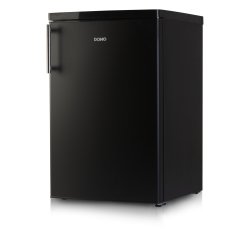 DOMO Réfrigérateur avec compartiment de congélation - D - 108 L - noir mat