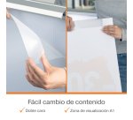 Soporte para carteles para el suelo con base para agua A1 Nobo Impression Pro