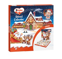 Calendario de Adviento Casa Navidad 123 g Kinder