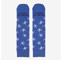 Calcetines "La suerte de coincidir, la magia de conectar" talla 36-41