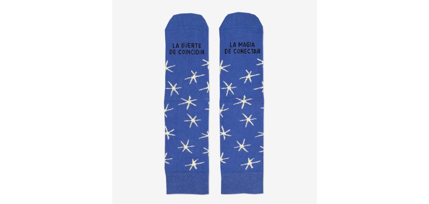 Calcetines "La suerte de coincidir, la magia de conectar" talla 36-41