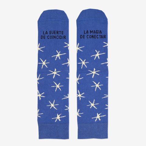 Calcetines "La suerte de coincidir, la magia de conectar" talla 36-41
