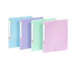 Chemise à élastiques 3 rabats - 17 x 22 cm - RAINBOW PASTEL VIQUEL  - Coloris assortis