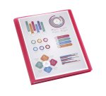 Porte Vues Personnalisable 40 Vues  A4 Polypropylène - PROPYGLASS - Viquel - 24 x 31 x 1,8 cm